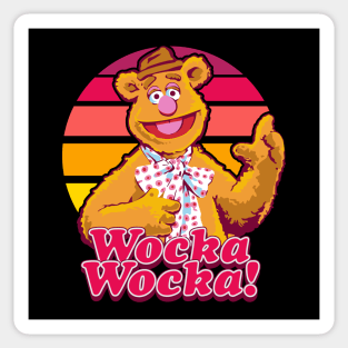 Wocka Wocka Fozzie Bear Muppets Sticker